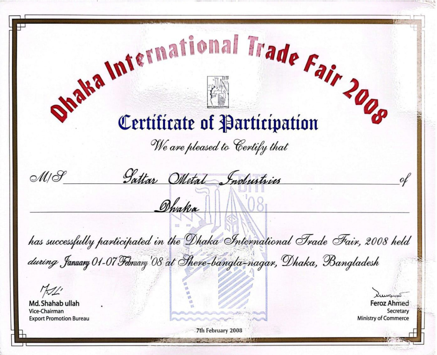 Certificate · January 2008